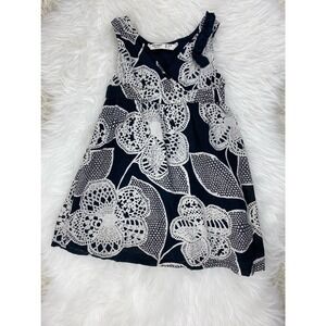 Old Navy Size XS Black & White Floral Sundress